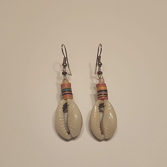 No Brand Jewelry - Heishi Beaded Shell Drop Earrings Womens Teen Gift Jewelry Beachy Vibes Cool